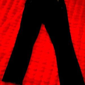 Loft black flare crop